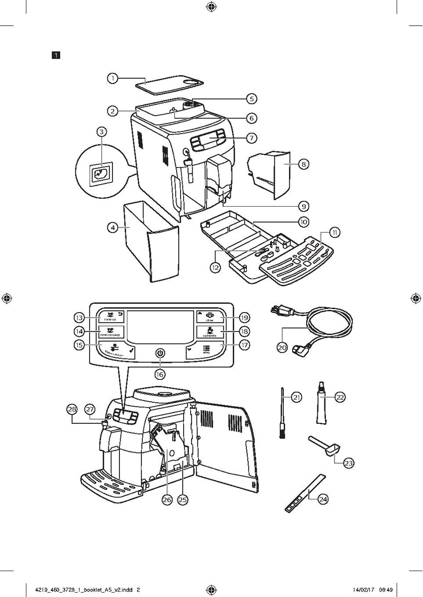 Saeco hd8918 схема