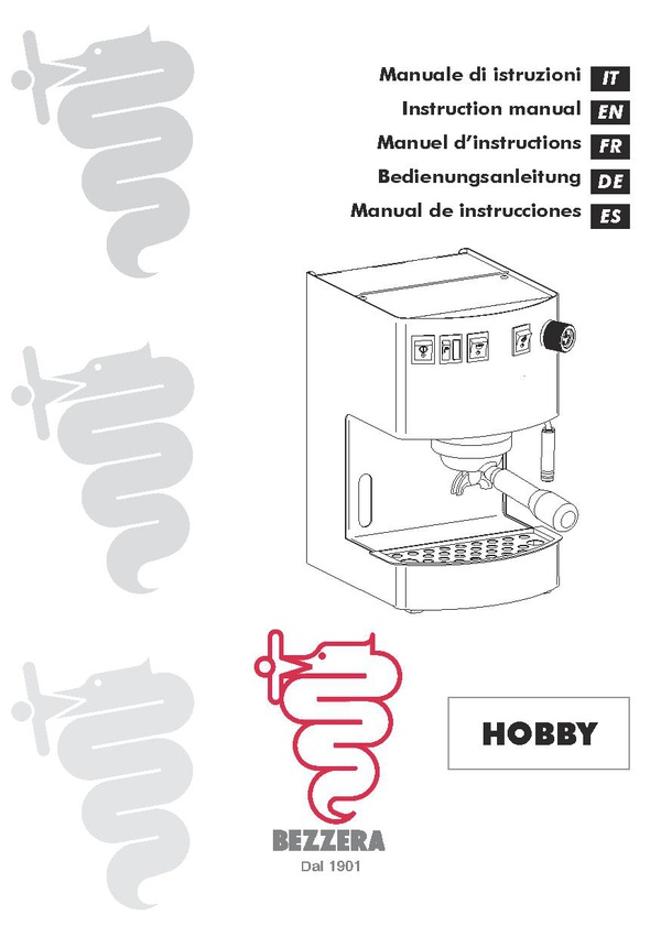 Bezzera New Hobby/diagrams and manuals - Whole Latte Love Support Library