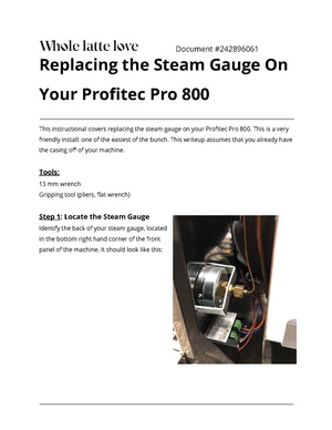 Replacing the Steam Gauge On Your Profitec Pro 800.pdf