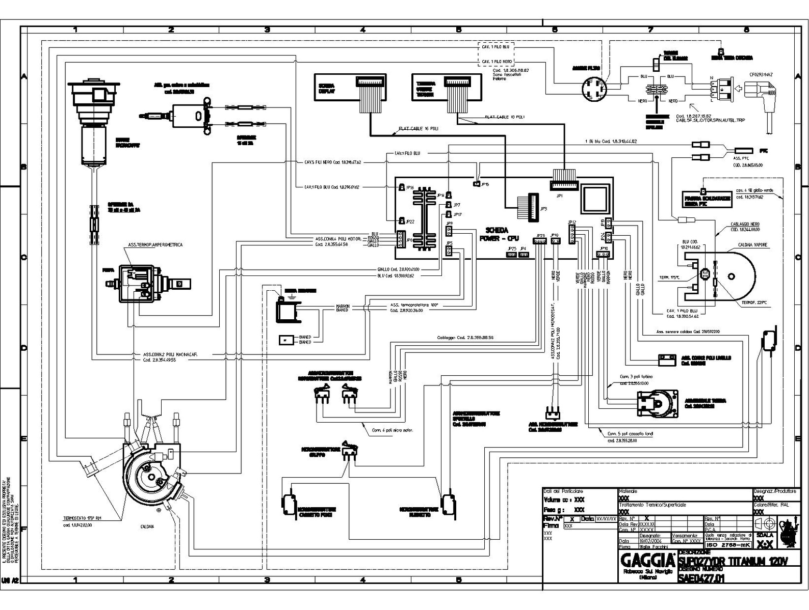 Электрическая схема кофеварки delonghi