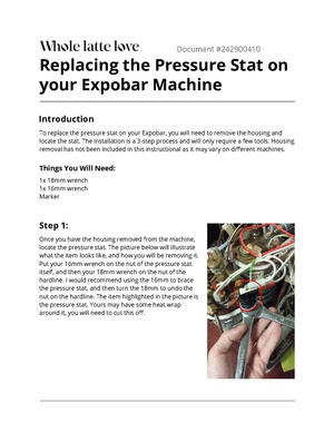 Replacing the Pressure Stat on your Expobar Machine.pdf