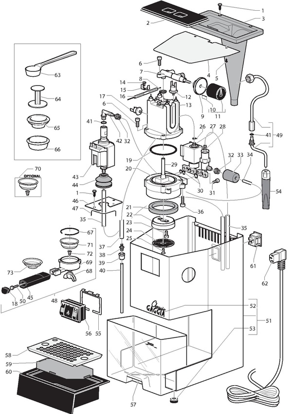 Gaggia Classic/diagrams and manuals - Whole Latte Love Support Library