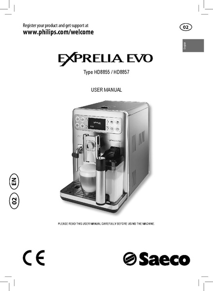 Saeco Xelsis EVO - Whole Latte Love Support Library
