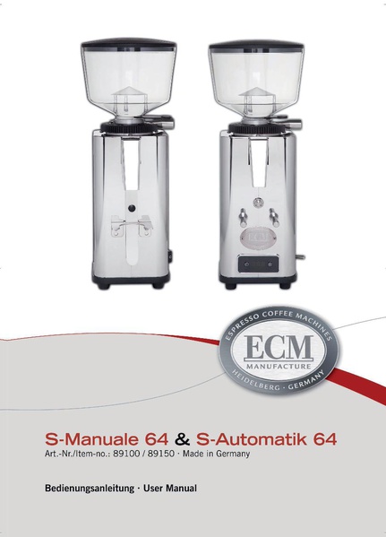 File:BA ECM S-Manuale 64 S-Automatik 64 03.2015.pdf - Whole Latte ...